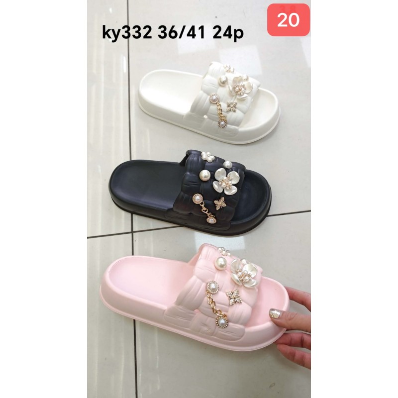 Buty Klapki Damskie (36-41,24par) Kolor Jak na zdzięciu
