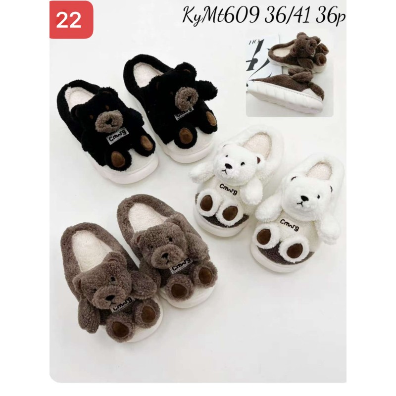 Buty Kapcie DAMSKIE (36-41,36par)