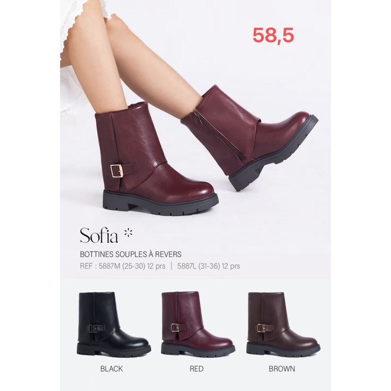 Buty Botki DAMSKIE (36-41,12par)