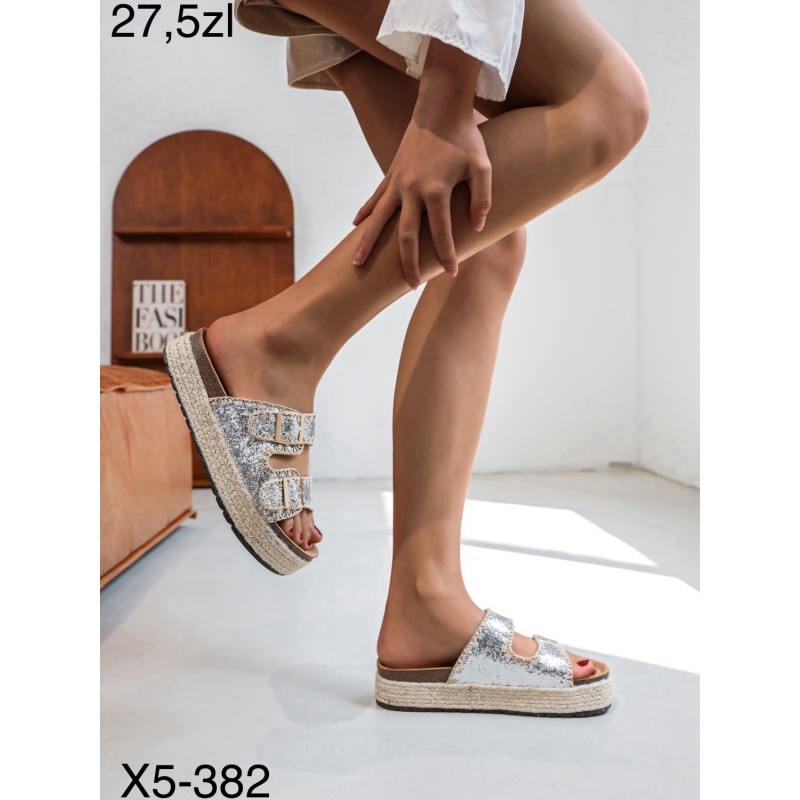 Buty Klapki Damskie (36-41,12par) Kolor Jak na zdzięciu