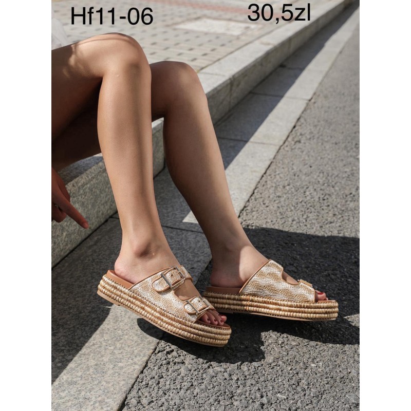 Buty Klapki Damskie (36-41,12par) Kolor Jak na zdzięciu