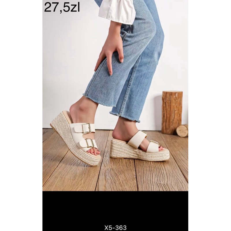 Buty Klapki Damskie (36-41,12par) Kolor Jak na zdzięciu