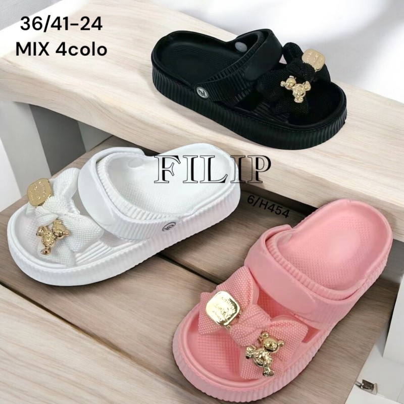 Buty Klapki Damskie (36-41,24par) Kolor Jak na zdzięciu