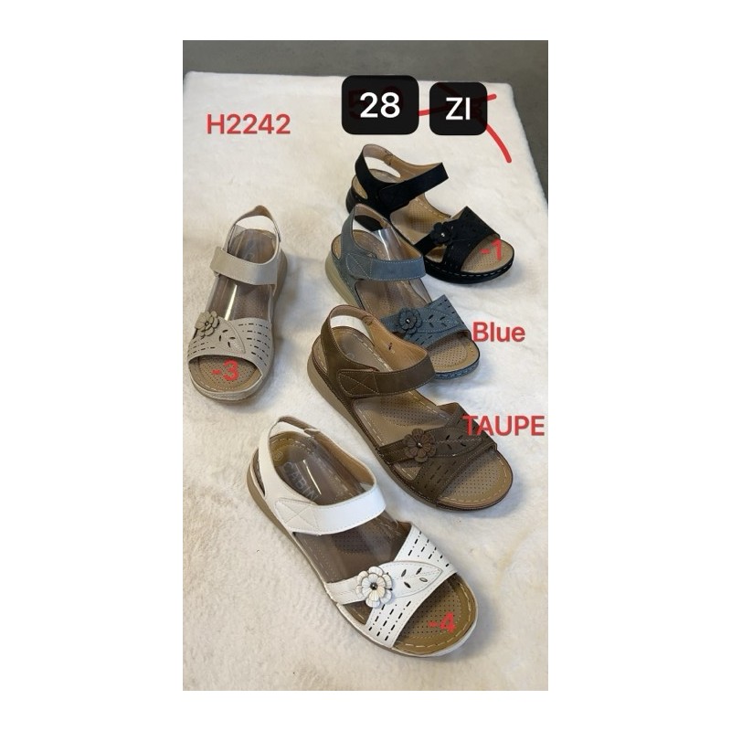 Buty Sandały Damskie (36-41,12par) Kolor Jak na zdzięciu