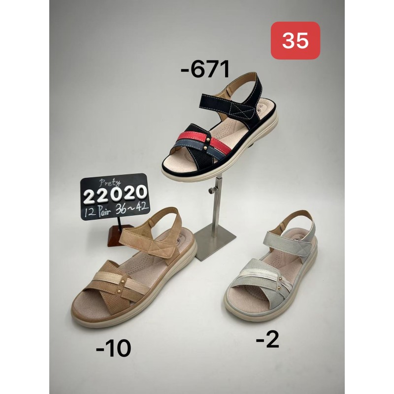 Buty Sandały Damskie (36-41,12par) Kolor Jak na zdzięciu