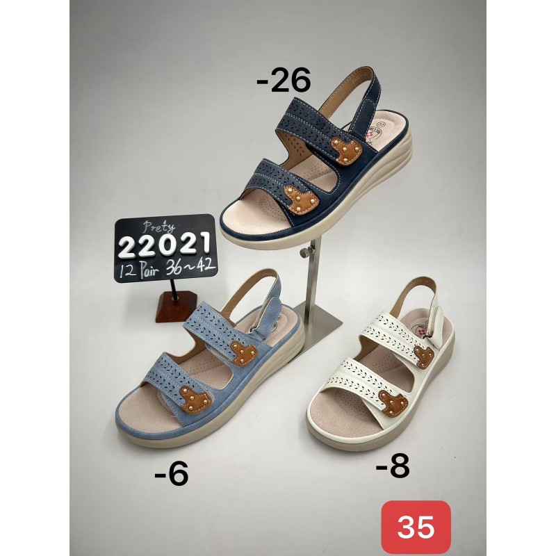 Buty Sandały Damskie (36-41,12par) Kolor Jak na zdzięciu