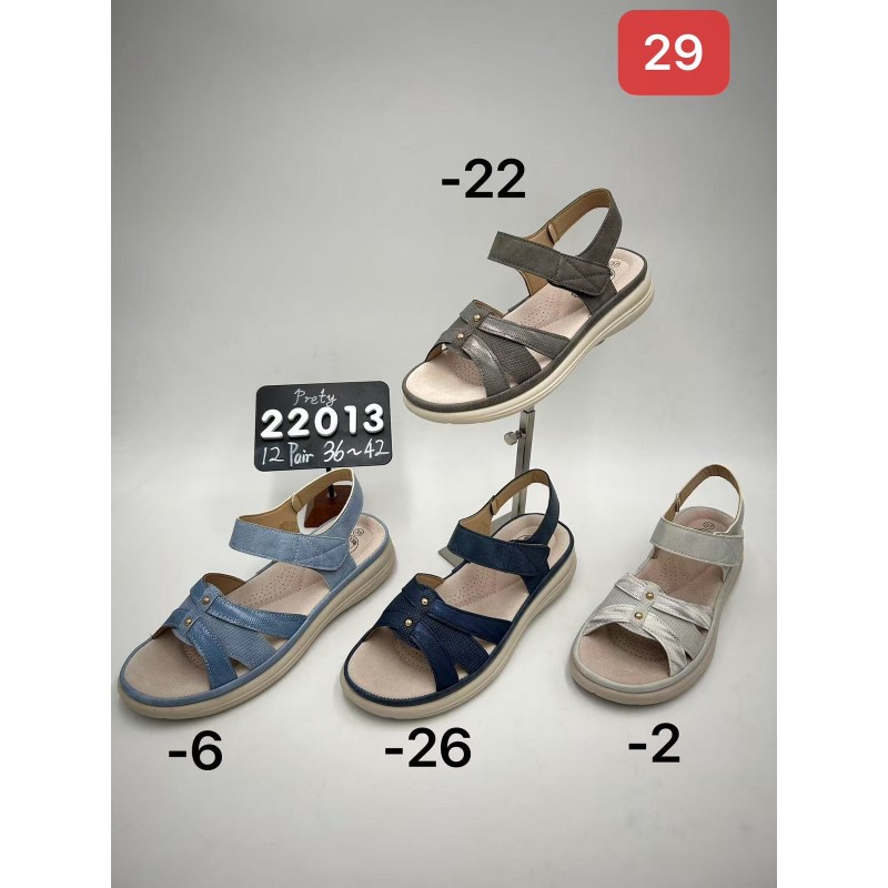 Buty Sandały Damskie (36-41,12par) Kolor Jak na zdzięciu