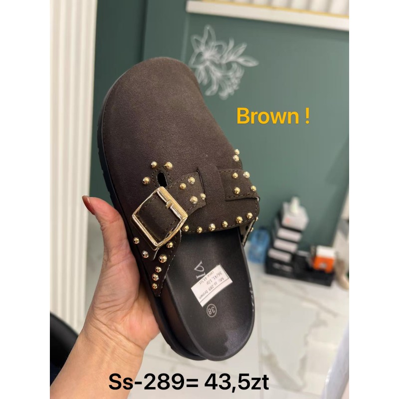 Buty Klapki Damskie (36-41,12par) Kolor Jak na zdzięciu