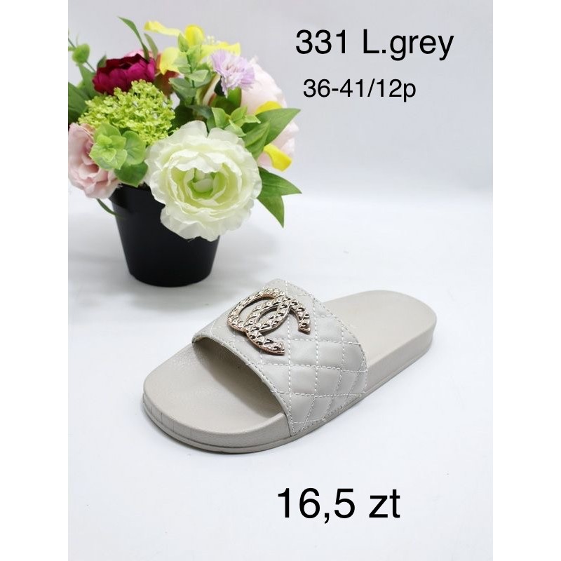 Buty Klapki Damskie (36-41,12par) Kolor Jak na zdzięciu