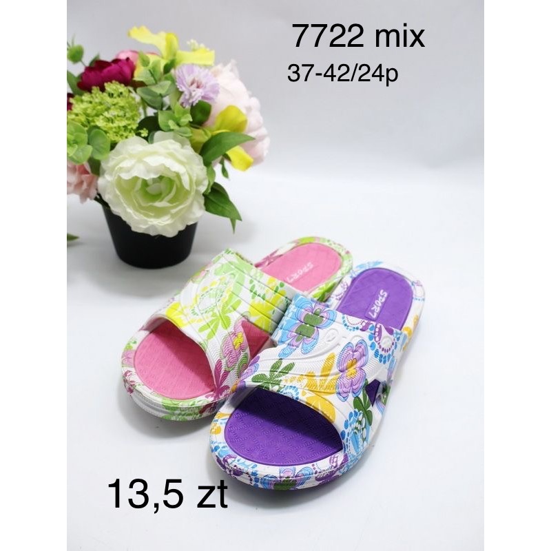 Buty Klapki Damskie (37-42,24par) Kolor Jak na zdzięciu