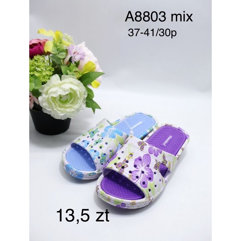 Buty Klapki Damskie (37-41,30par) Kolor Jak na zdzięciu