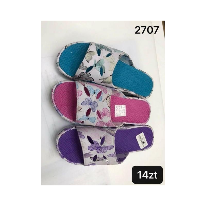 Buty Klapki Damskie (36-41, 24par) Kolor Jak na zdzięciu