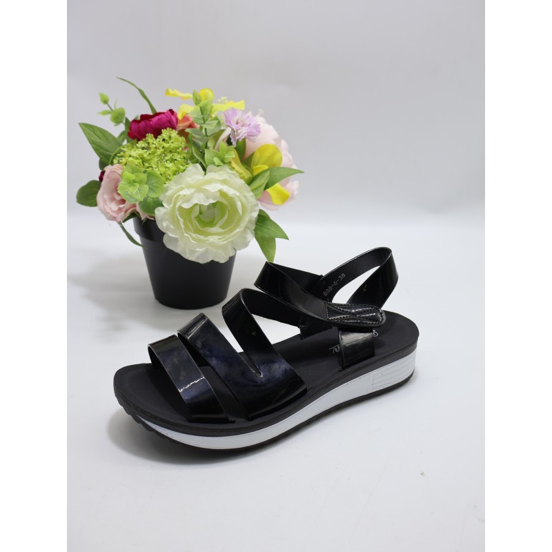 SANDAŁY DAMSKIE : size 36/41 ( 12 par/paczka ). Kolor jak na zdzięciu