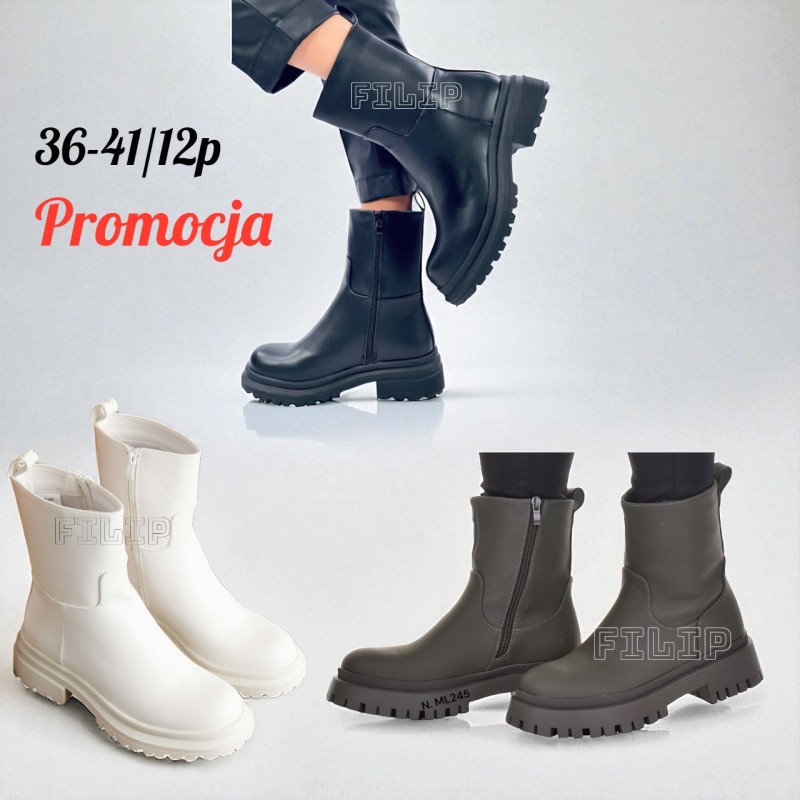 Buty Botki DAMSKIE(36-41,12par)