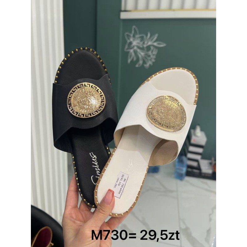 Buty Klapki Damskie (36-41, 12par) Kolor Jak na zdzięciu