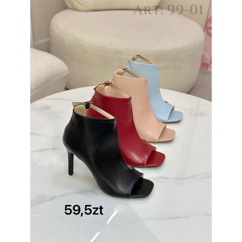 Buty Czołenka Damskie (36-41, 12par)Kolor Jak na zdzięciu