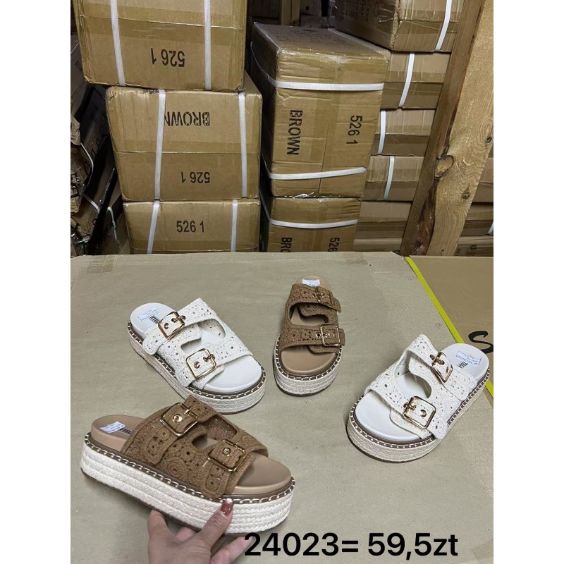 Buty Klapki Damskie (36-41,12par)Kolor Jak na zdzięciu