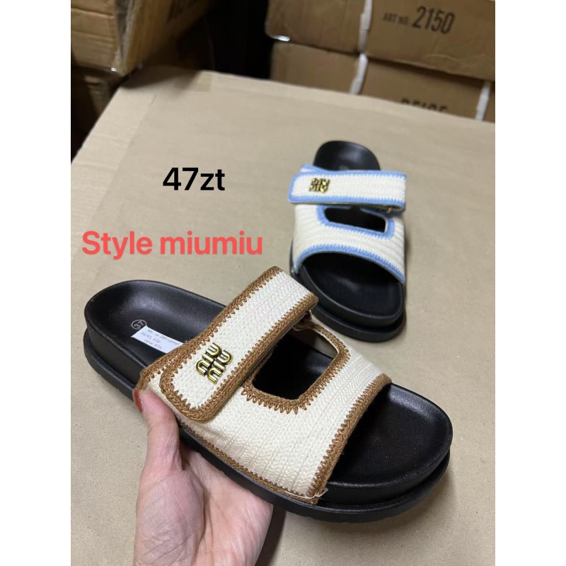 Buty Klapki Damskie (36-41,12par)Kolor Jak na zdzięciu
