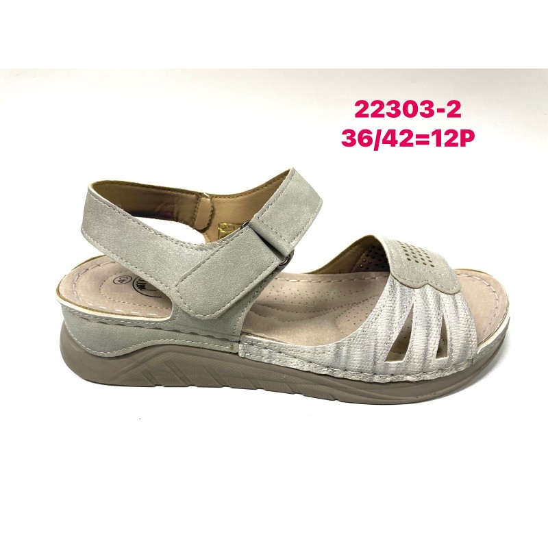 Buty Sandały Damskie(36-42,12par)Kolor Jak na zdzięciu