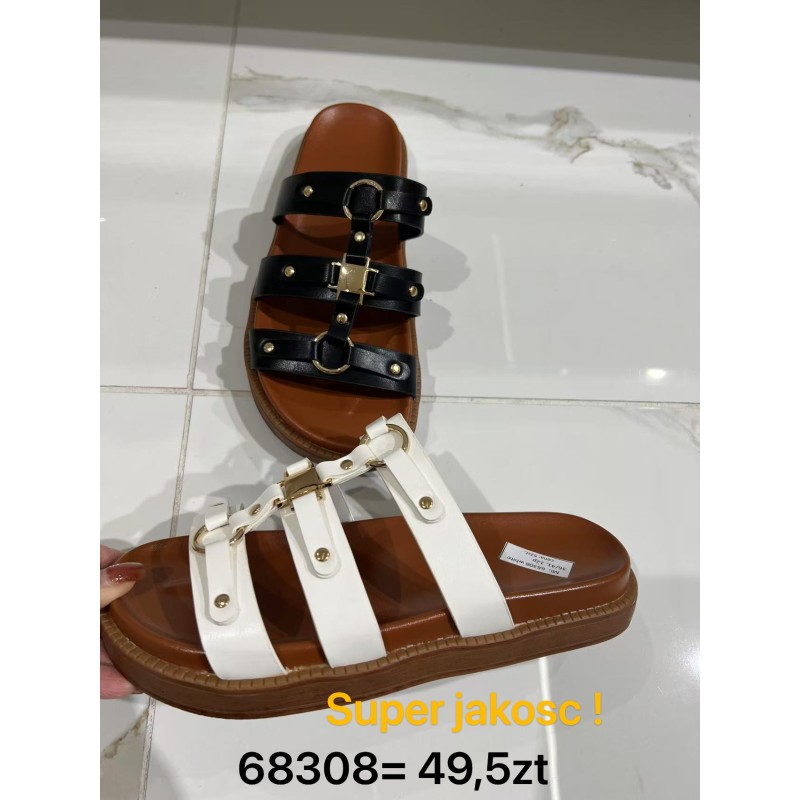 Buty Klapki Damskie (36-41,12par)Kolor Jak na zdzięciu