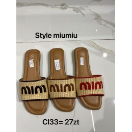 Buty Klapki Damskie...