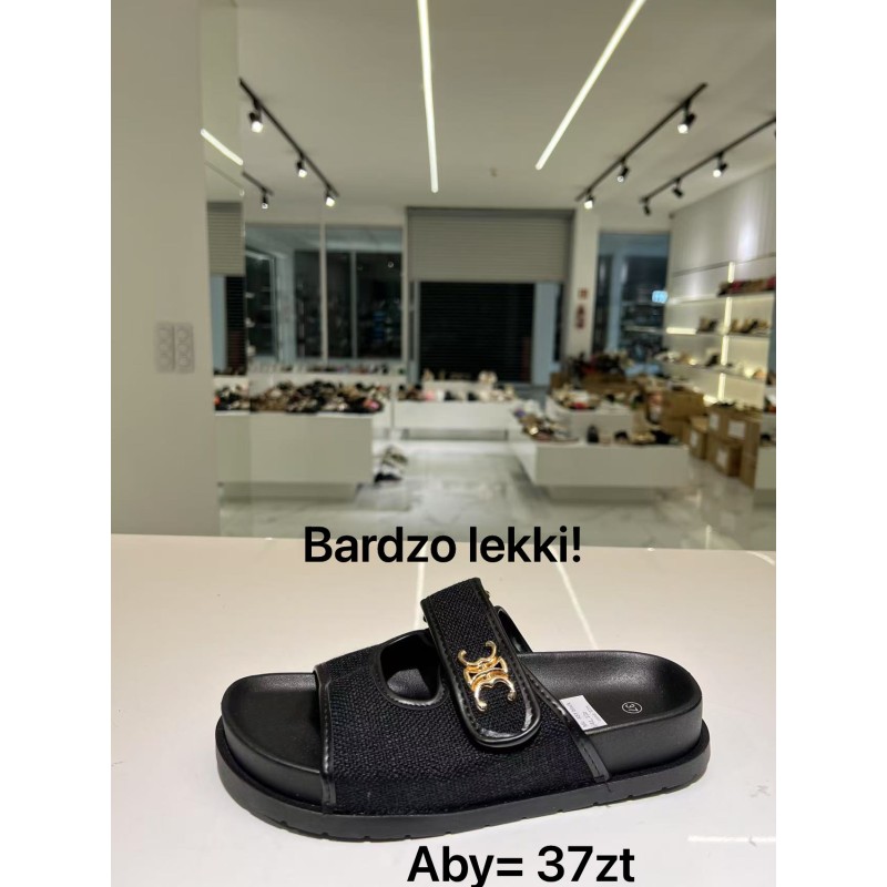 Buty Klapki Damskie (36-41,12par)Kolor Jak na zdzięciu