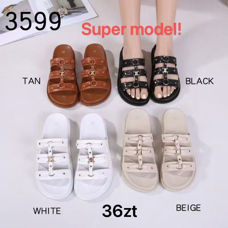 Buty Klapki Damskie (36-41,12par)Kolor Jak na zdzięciu