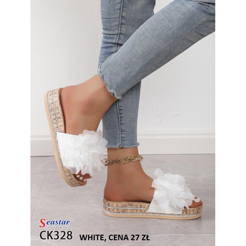 Buty Klapki Damskie (36-41,12par)Kolor Jak na zdzięciu