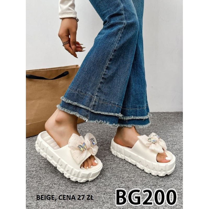 Buty Klapki Damskie (36-41,12par)Kolor Jak na zdzięciu