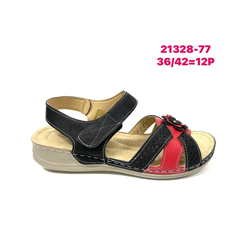 Buty Sandały Damskie(36-41,12par)Kolor Jak na zdzięciu