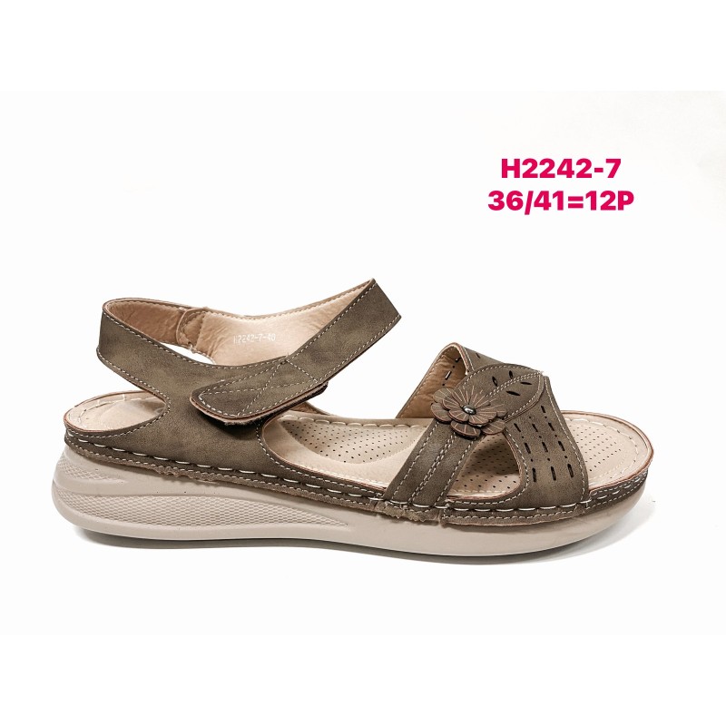 Buty Sandały Damskie(36-41,12par)Kolor Jak na zdzięciu