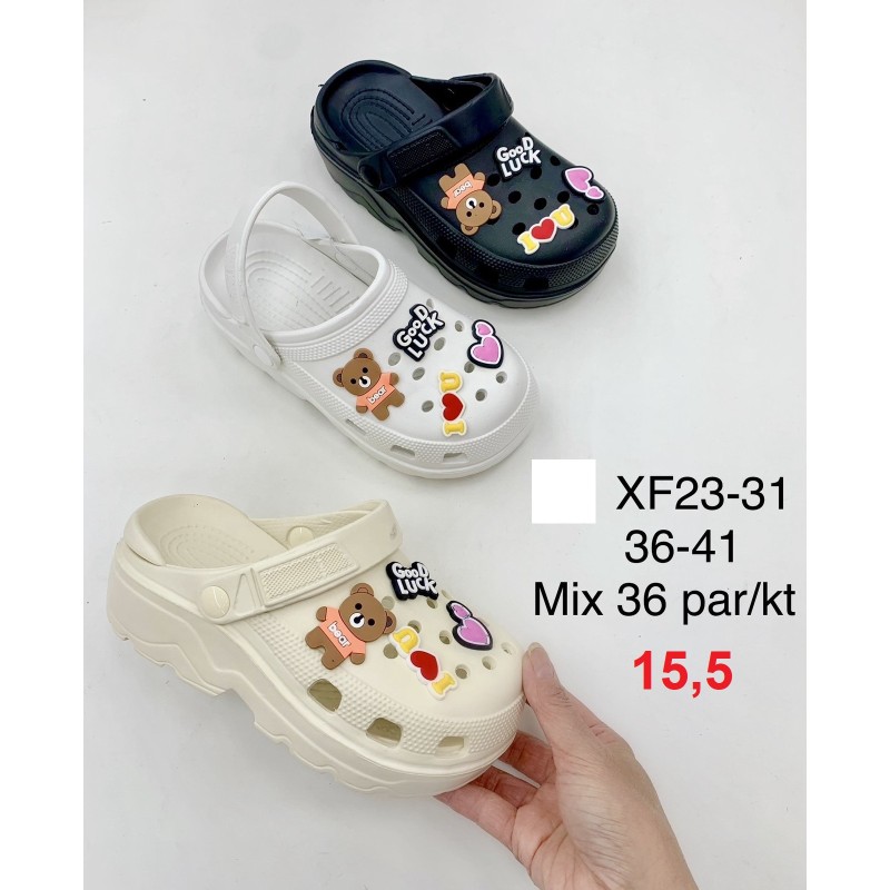 Buty Klapki Damskie (36-41,12par)Kolor Jak na zdzięciu