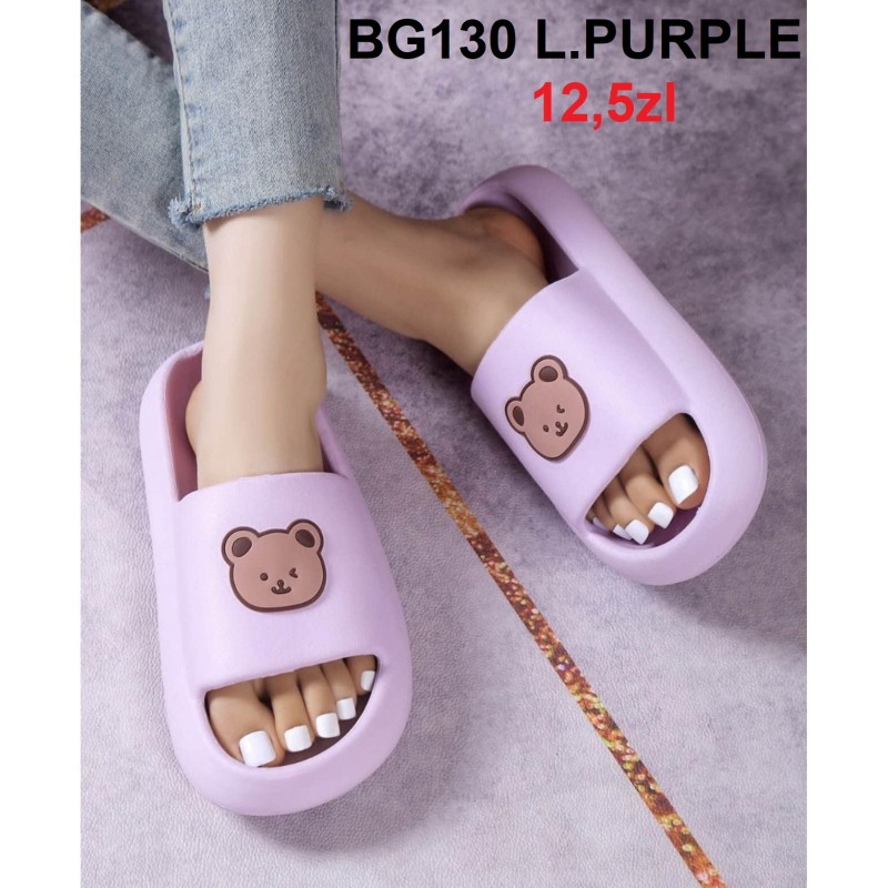 Buty Klapki Damskie (36-41,12par)Kolor Jak na zdzięciu