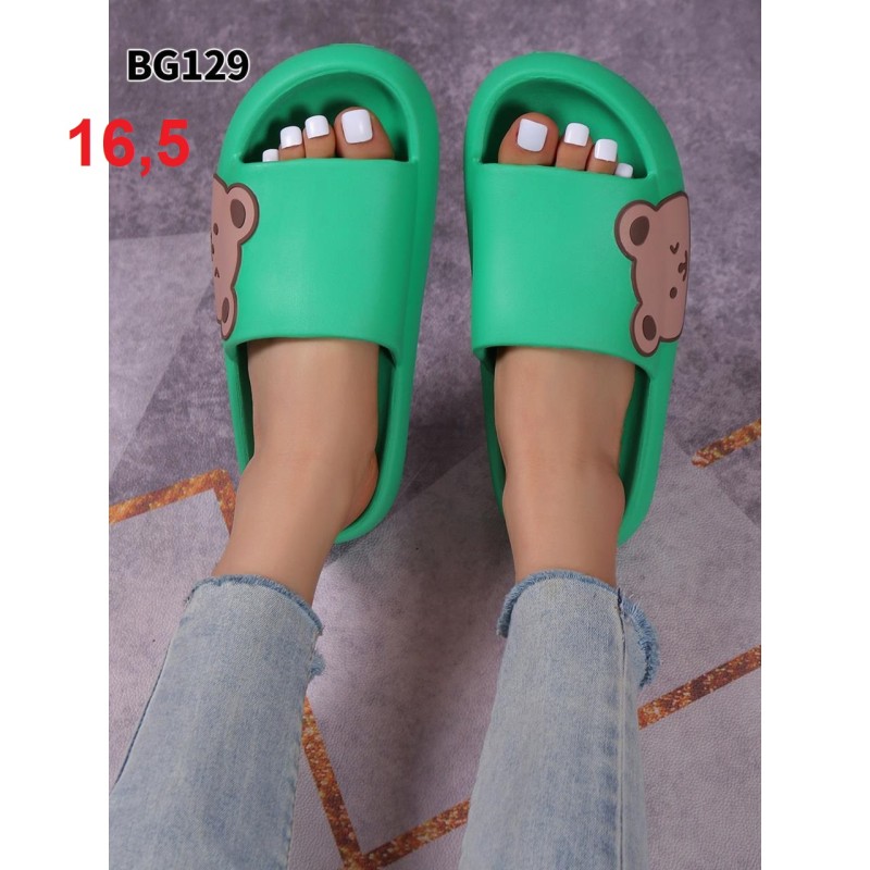 Buty Klapki Damskie (36-41,12par)Kolor Jak na zdzięciu