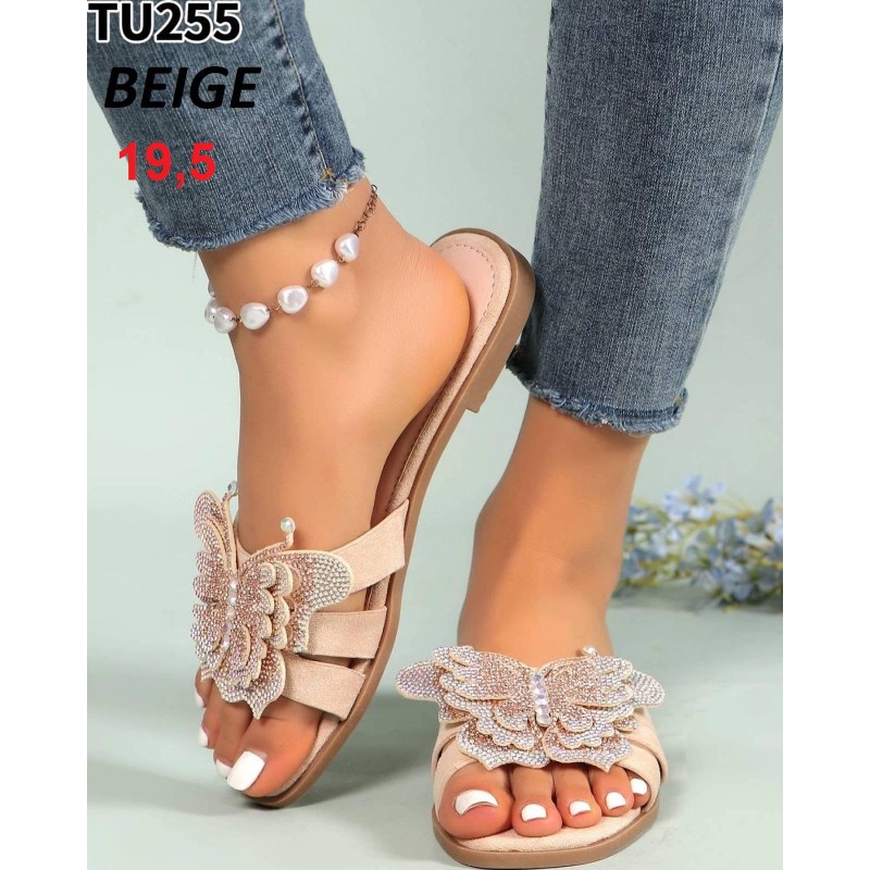Buty Klapki Damskie (36-41,12par)Kolor Jak na zdzięciu