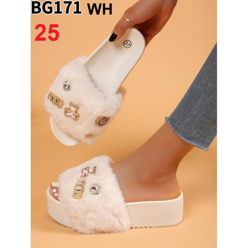 Buty Klapki Damskie (36-41,12par)Kolor Jak na zdzięciu
