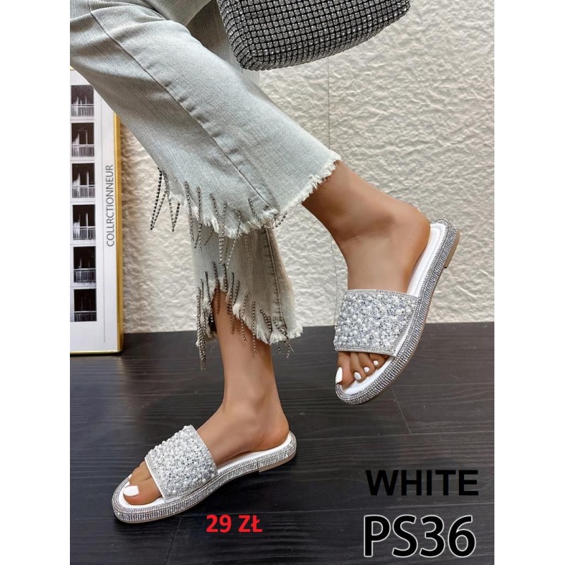 Buty Klapki Damskie(36-41,12par)Kolor Jak na zdzięciu