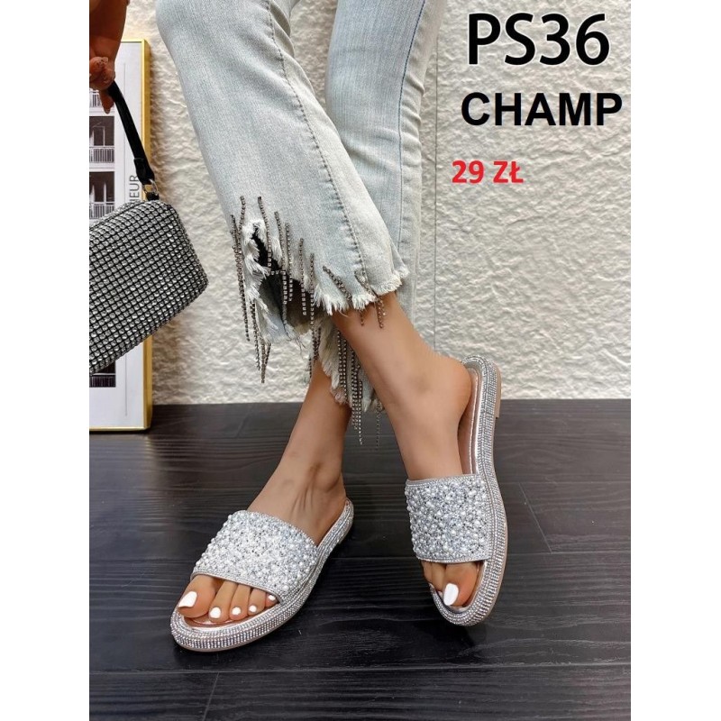 Buty Klapki Damskie(36-41,12par)Kolor Jak na zdzięciu