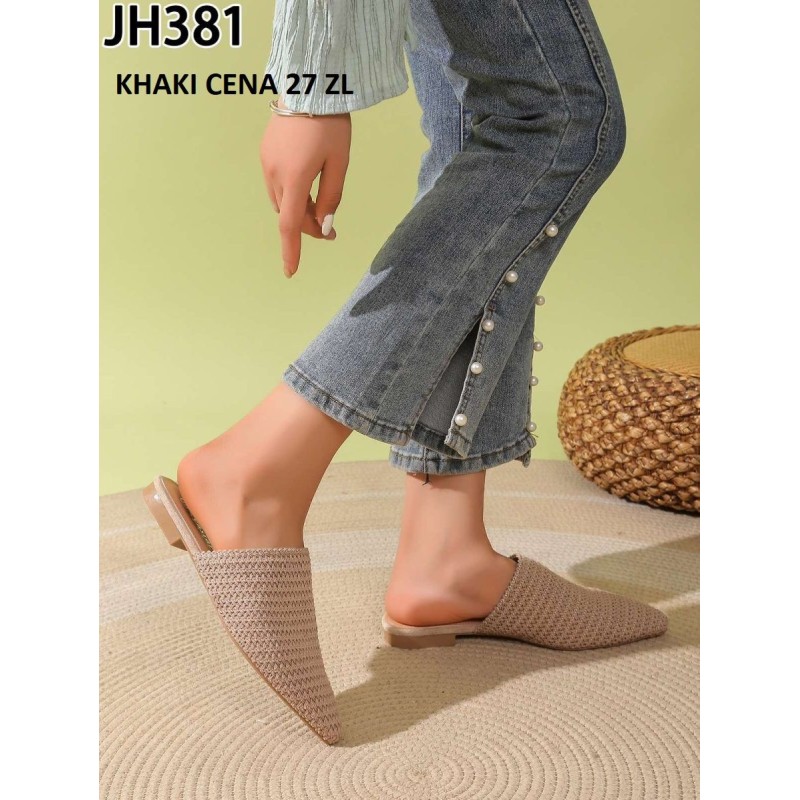 Buty Klapki Damskie(36-41,12par)Kolor Jak na zdzięciu