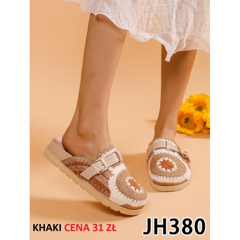 Buty Klapki Damskie(36-41,12par)Kolor Jak na zdzięciu
