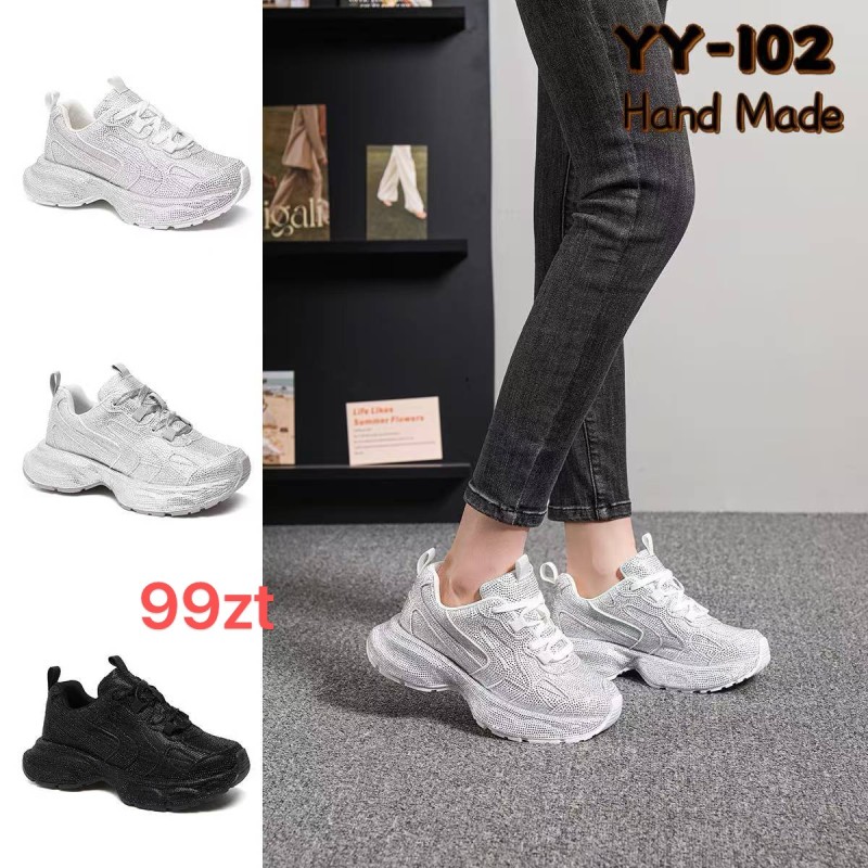 Buty Sportowe Damskie(36-41,12par)Kolor Jak na zdzięciu