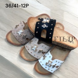 Buty Klapki Damskie...