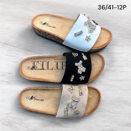 Buty Klapki Damskie...