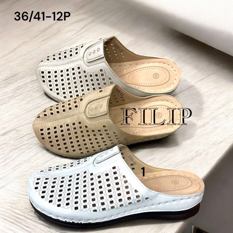 Buty Klapki Damskie (36-41,24par)Kolor Jak na zdzięciu