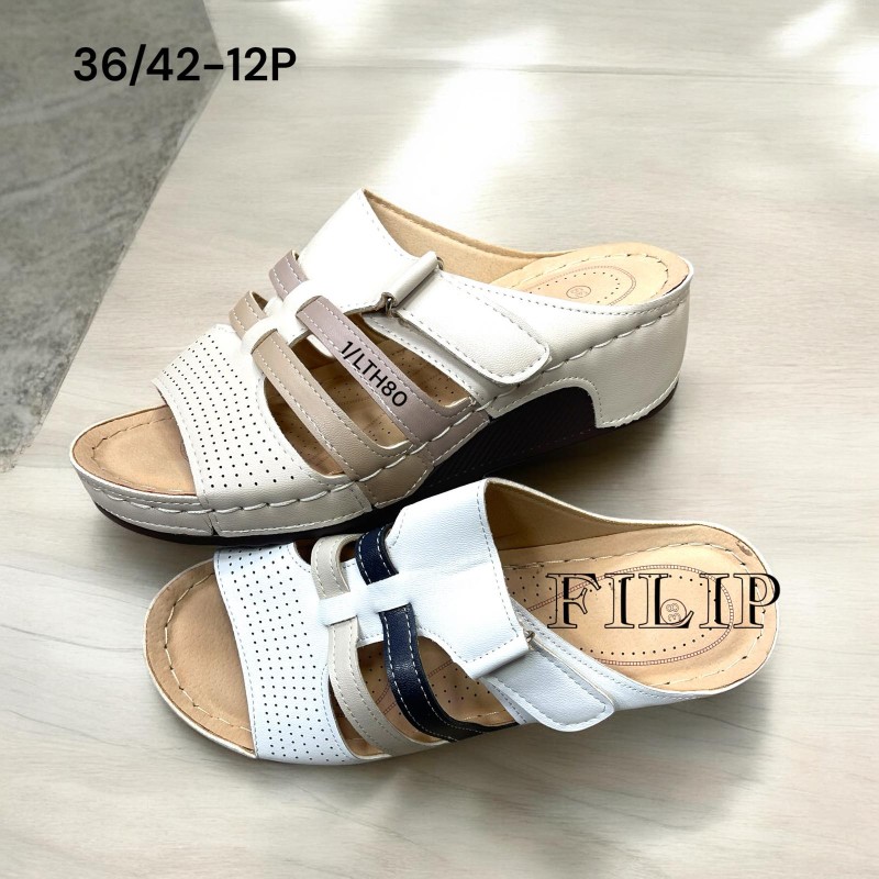 Buty Klapki Damskie (36-41,24par)Kolor Jak na zdzięciu