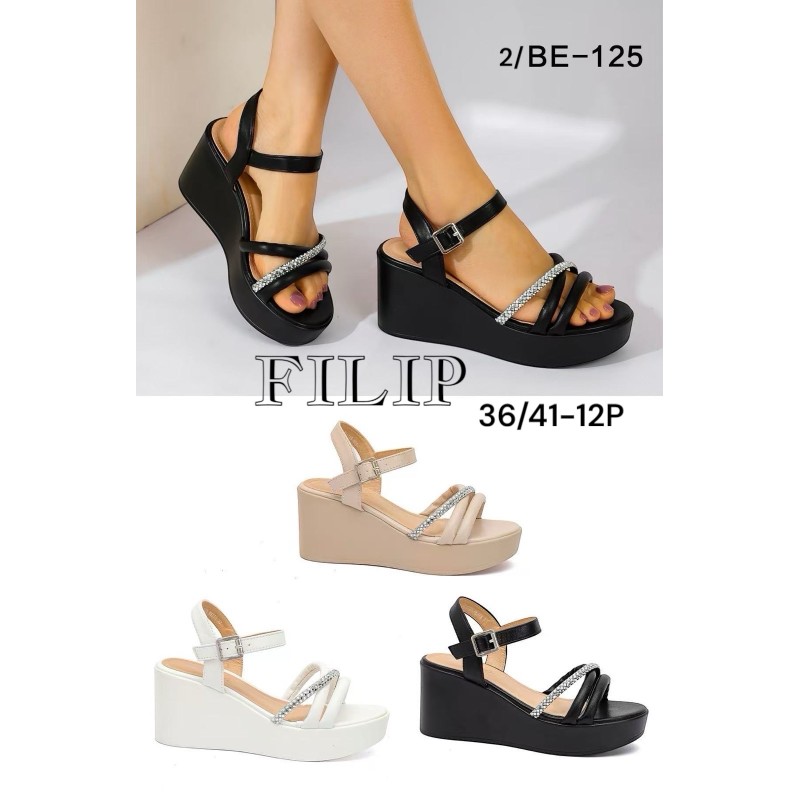 Buty Sandały Damskie (36-41,12par)Kolor Jak na zdzięciu