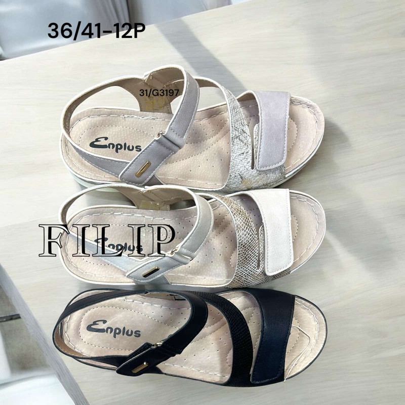 Buty Sandały Damskie (36-41,12par)Kolor Jak na zdzięciu