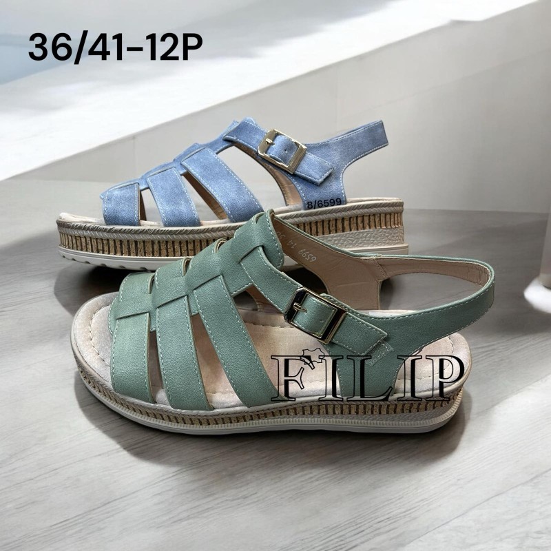 Buty Sandały Damskie (36-41,12par)Kolor Jak na zdzięciu