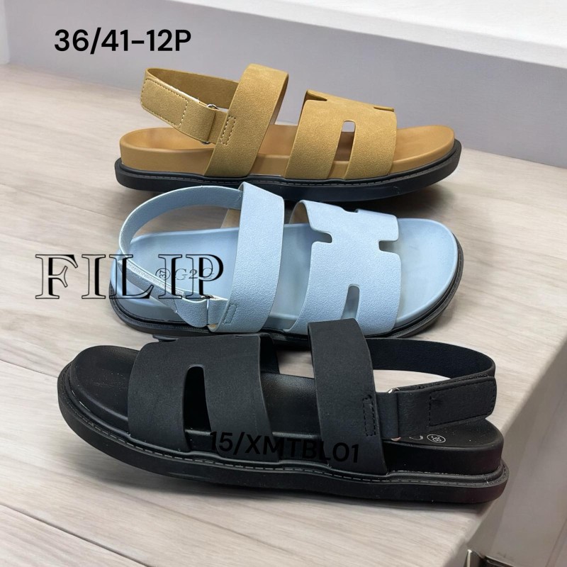 Buty Sandały Damskie (36-41,12par)Kolor Jak na zdzięciu