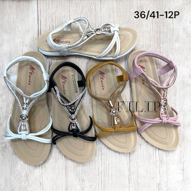 Buty Sandały Damskie (36-41,12par)Kolor Jak na zdzięciu